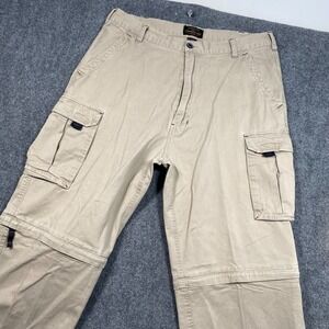 Wearfirst Cargo Pants Men 34x27 Convertible Baggy Wide Skater 90s Y2K VTG Grunge